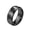 Black 8MM, variant on 6mm Unisex Tungsten Steel Domed Black Carbon Fiber Imitated Meteorite Inlaid Stackable Ring Promise Wedding Band Comfort Fit Size 11