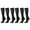 Black, variant on Max Studio Women's Black Trouser Socks, 6-Pack, Size 4-10