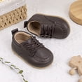 thumbnail image 4 of HsdsBebe Baby Boys Girls Shoes Infant Oxford Dress Shoe Loafers Brogue Flats for First Steps Walkers 0-24M, 4 of 8
