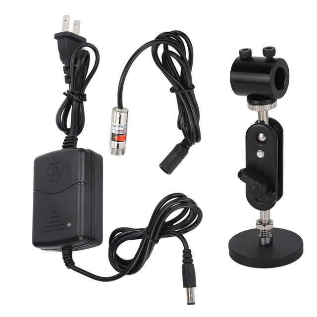Localizador de haz láser de alineación enchufe de EE UU AC 100-240V Luz de posicionamiento láser de línea roja ajustable DC 5V con adaptador para calibración para piedra ANGGREK Otros