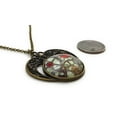 thumbnail image 3 of Steampunk Mechanical Clockwork Heart Necklace for Women, Cogs and Gears, Gift for Women, 3 of 8