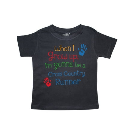 

Inktastic Cross country runner Future Gift Toddler Boy or Toddler Girl T-Shirt