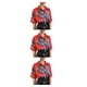 thumbnail image 5 of Camisa de playa Minnieouse hombres mujeres Abotonada manga corta dragón chino estilo étnico Rojo Type1 NO1, 5 of 6