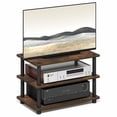 thumbnail image 2 of Furinno TURN-N-TUBE 3-Tier Entertainment Center for TV up to 32 Inch Amber Pine, 2 of 7