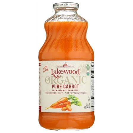 Lakewood Organic Pure Carrot Juice, 32 Fl Oz