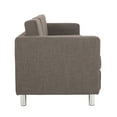 thumbnail image 3 of Pacific Sofa in Cement Gray Fabric with Chrome Legs, 3 of 7