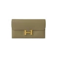 thumbnail image 1 of Pre-Owned HERMES Constance Long Epsom Leather Wallet with X Stamp, Beige, 95363 (Good), 1 of 10