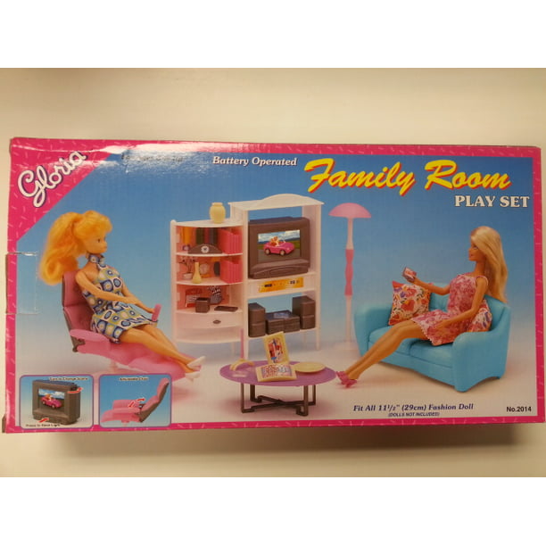 Gloria Family Room For Barbie Dolls And Dollhouse Furniture