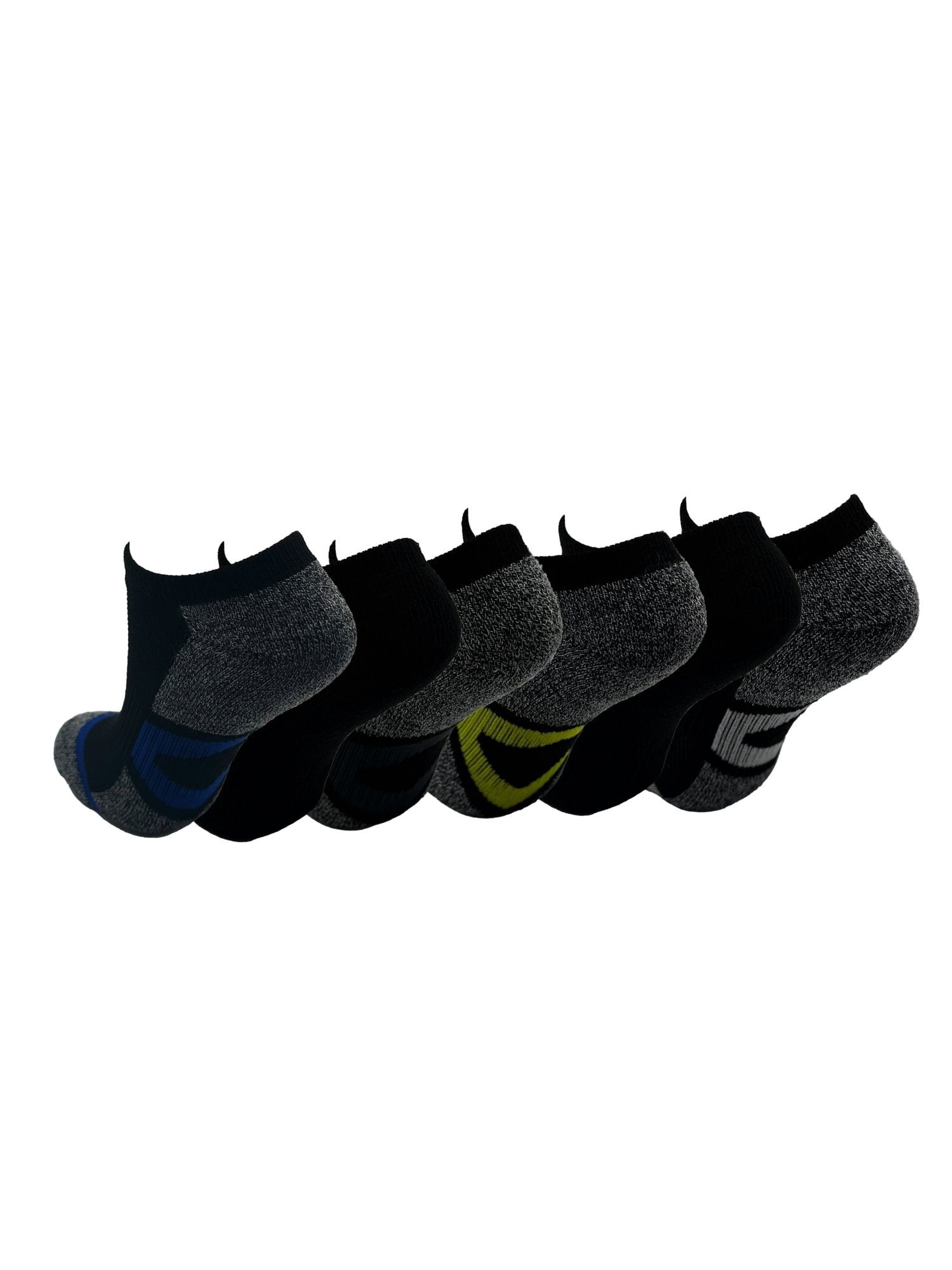 Wonder Nation Boys Sport No-Show Socks, 6-Pack