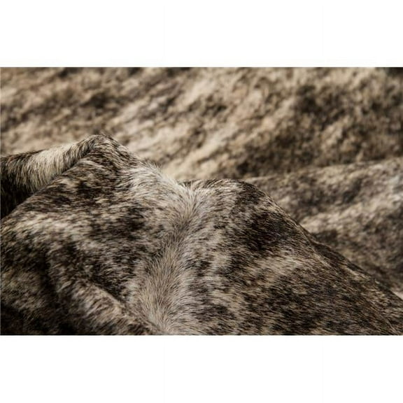 5 x 7 in. Cowhide Rug - Zebu