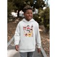 thumbnail image 2 of Vintage Aesthetic Japanese Emoji Graphic Youth's Hoodie, 2 of 4