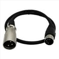 thumbnail image 2 of Rollbacks & More 2X DIN 5 Pin to XLR 3 Audio Cable for Match Music Instruments or Cables with MIDI 5P Male, 2 of 5