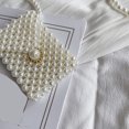 thumbnail image 4 of Bolsa Mini de mensajero informal con perlas para mujer, de hombro con pintalabios Retro para mujer Tmvgtek Para Estrenar, 4 of 9