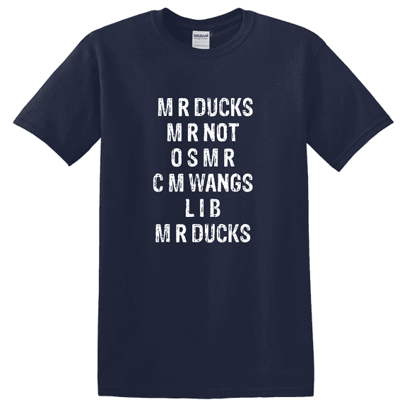 M R Ducks M R Not O S M R C M Wings Duck Lover Duck T-shirt