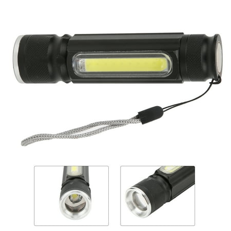 

Ymiko Mini Flashlight Flashlight Rechargeable Portable Aluminium Waterproof Nonslip Wearproof Pocket Flashlight Flashlight