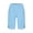 ac7 Sky Blue, variant on Girls Long Shorts Size 12-13 Girls Casual Bermuda Shorts Striped Cuffs Kids Knee Length Summer Shorts Drawstring Short Pants with Pockets