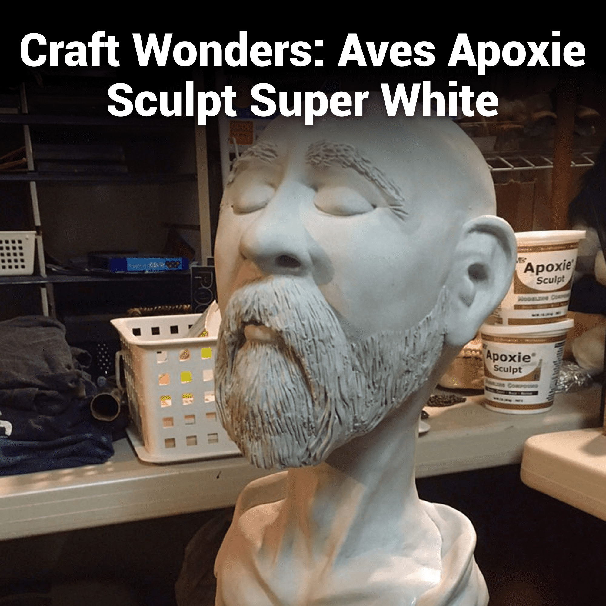 Aves Apoxie Sculpt Super White - 2 Part Modeling Compound (A & B