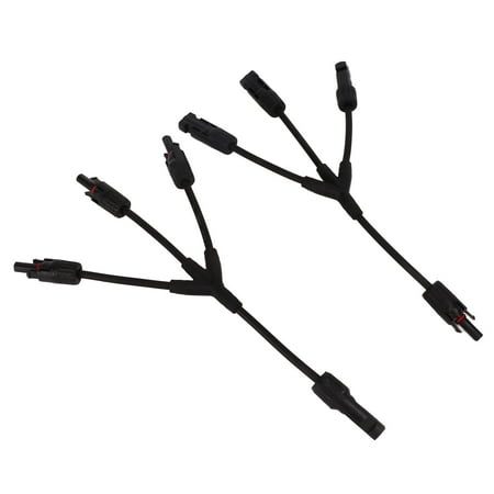 

Male Female Connector Locking Design PV Connector 1500VDC 50A PPO Material Y Branch IP67 Protection With Wrench For 10-14AWG Cable MMF+FFM MMMF+FFFM MMMMF+FFFFM