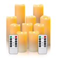 thumbnail image 1 of SlowTon Velas LED sin Llama, Impermeables Velas El&eacute;ctricas con Brillo Ajustable y Control Remoto de Temporizaci&oacute;n, Luz Decoraci&oacute;n Hasta 500 Horas de Luz, Ecol&oacu, 1 of 7