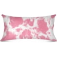 thumbnail image 4 of GZHJMY Pink Cow King Pillowcase Super Soft Cozy Plush Pillow Case with Zipper for Sofa Bed Couch, 20 x 40 Inch, 4 of 7