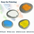 thumbnail image 2 of 10 Pcs Rocks for Painting,Tutuviw 1.2-2in Flat DIY Painting Rocks,Large Smooth Rocks for Garden Decorative,Natural Rocks to Paint for Arts DIY Crafts Kids Painters Kindness Rocks for Painting, 2 of 7