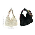 thumbnail image 4 of lanema Women Fashion Crossbody Bag Knitted Shoulder Bag Crochet Beach Bag Messenger Bag, 4 of 12