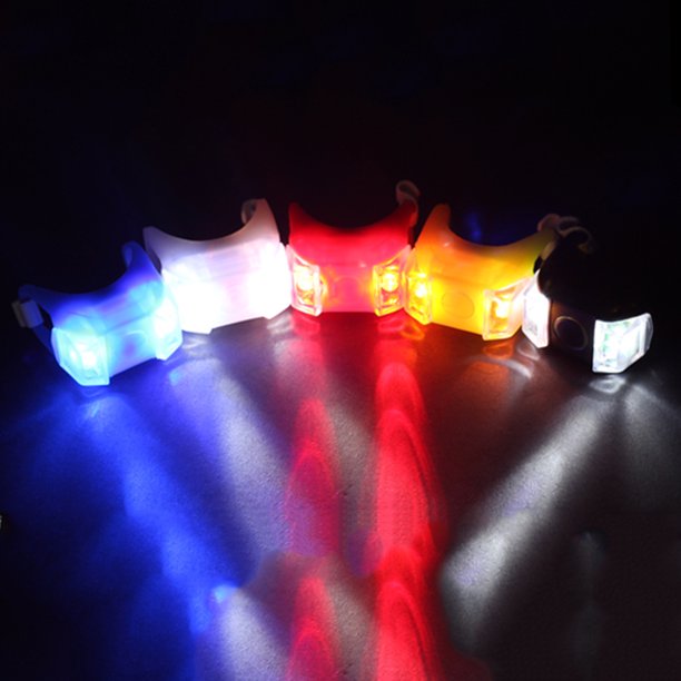 Luz Trasera LED Ndcxsfigh 2 uds Seguridad Ciclismo Advertencia Rojo