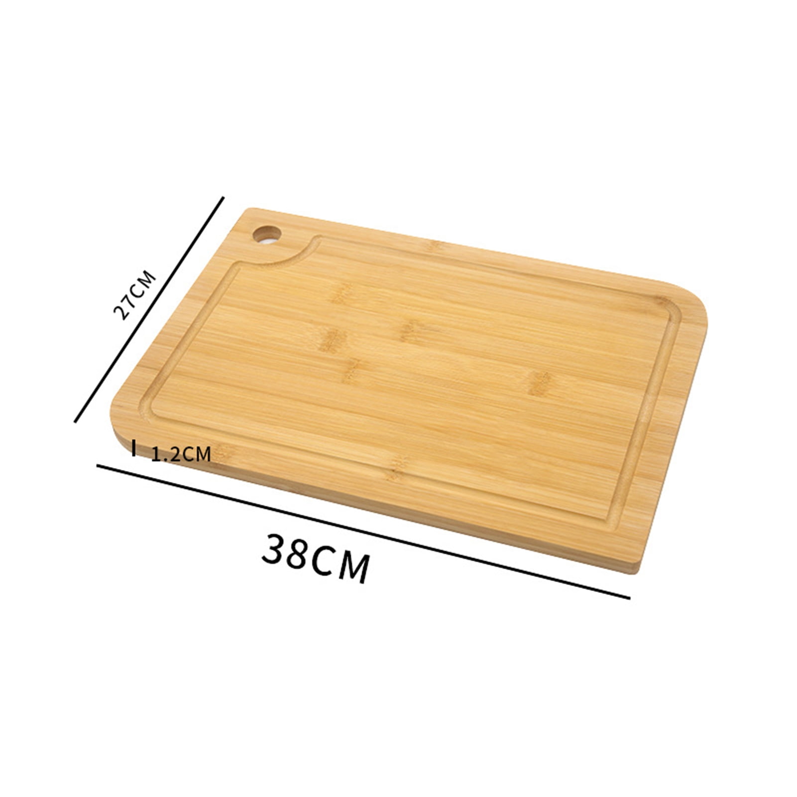 HomeLife Bamboo Cutting Boards for Kitchen Double-Sided Chopping Board Large Multi-Functional Fruit Cutting Board for Meat Vegetables Charcuterie Board And Cheese Platter