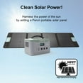 thumbnail image 4 of 200-Watt Portable Solar Panel by Yard Force, Foldable Waterproof for Outdoor Power connect USB, Power Station/Generator, Chainable, 4 of 7