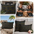 thumbnail image 5 of Vintage Navy Blue Roses Outdoor Waterproof Pillow Covers, Abstract Art Floral Green Leaves Decorative Square Throw Pillowcase Sofa Cushion Sham for Patio/Couch/Chair, 20"x20" 2 Pack, 5 of 8