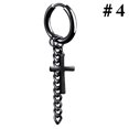 thumbnail image 4 of Boucle d'Oreille Pendante Croisée Unisexe Mode Sans Perçage Pendentif Boucle d'Oreille, 4 of 10