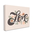 thumbnail image 3 of Stupell Industries Vintage Love Word Botanical Flowers Weaving Motif Canvas Wall Art, 30 x 24, Design by Loni Harris, 3 of 5