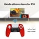 thumbnail image 3 of Funda protectora de silicona suave Gamepad para tapas de agarre de pulgar PS5 (rojo) WDOplteas  Para estrenar, 3 of 8