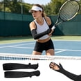 thumbnail image 5 of Black Ice Silk Cooling Arm Sleeves with Thumb Holes, UPF 50+ Sun Protection 21.1-Inch Long Athletic Compression Sleeves for Cycling & Sports, 5 of 7