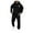 Black, variant on LEKDFST Mens Tracksuit 2 Piece Sweatsuit Sets Casual Palm Graphic Hoodie Jogging Athletic Suits Black L