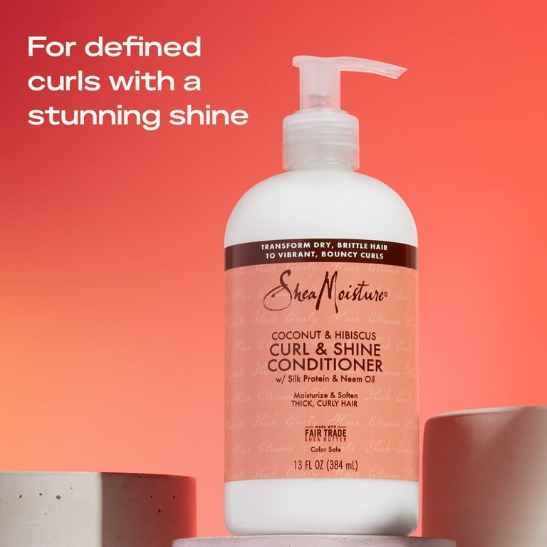 SheaMoisture Curl & Shine Moisturizing Shampoo & Conditioner Set