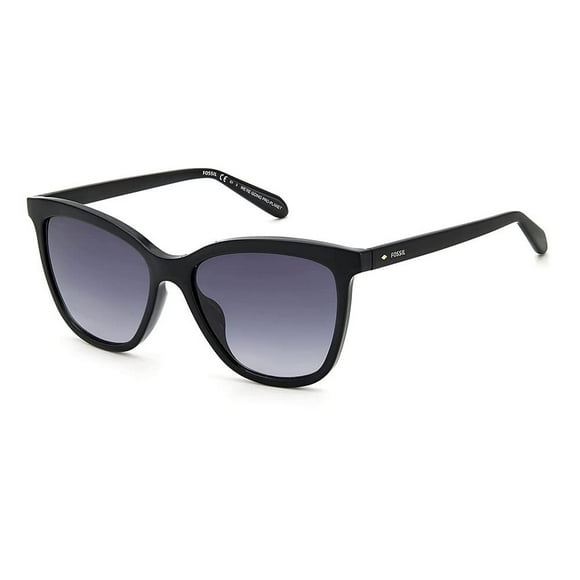Fossil Lunettes de Soleil pour Femmes Style FOS 2115/G/S Il de Chat, Cristal Gris/gris Ombragé, 56mm, 17mm