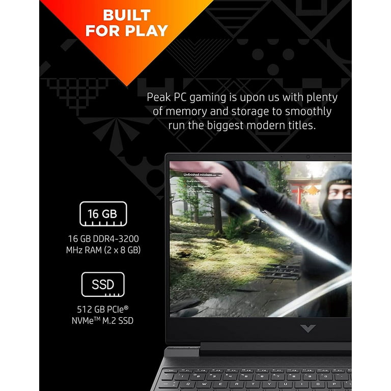 HP VICTUS 15-fb0028nr Gaming Laptop AMD Ryzen 7 RTX 3050ti