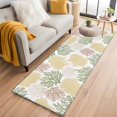 thumbnail image 2 of Sage Green Coastal Hallway Runner Rug 2x6 Washable Non Slip Kitchen Runner Rug for Bedside Bathroom Low Pile Coral Ocean Marine Modern Sea Indoor Floor Carpet Area Rugs for Living Room Bedroom Office, 2 of 9