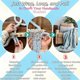 thumbnail image 2 of 46" de Madera Knitting Loom para Mantas DIY, Marco de Tejido Ajustable para Estambre Grueso, 2 of 7