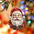 thumbnail image 4 of Santa Claus Christmas Hanging Ornament Christmas Tree Decorations - Festive Holiday Decor for Christmas Tree or Gift Giving, 4 of 5