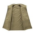 thumbnail image 4 of LOVZFMLL Jackets for Men's Thin Workwear Solid Color Stand Collar Sleeveless Jacket Tank, 4 of 6