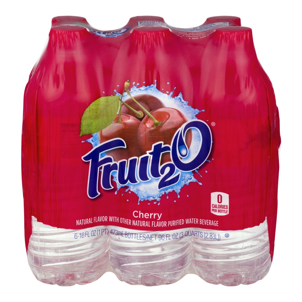 Fruit2O Natural Flavor Water Beverage Cherry 6 CT