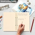 thumbnail image 5 of Blue Aircraft Airplane Clouds Ring Binder Notebook Journey Note Diary College Ruled Spiral Notebook Study Loose Leaf Paper A5 60 Pages, 5 of 8