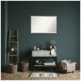 thumbnail image 6 of Amanti Art Florence Pewter Beveled Bathroom Wall Mirror, 6 of 10