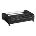 thumbnail image 2 of Almacenamiento rodante debajo de la cama, organizador de almacenamiento de zapatos con asa y tapa, almacenamiento de dormitorio para juguetes, suétere 1 negro, 2 of 8