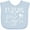 AE-Light Blue, variant on Inktastic Future Chef with Silverware Boys or Girls Baby Bib