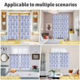 thumbnail image 5 of Spring Floral Kitchen Curtains Window Panels, Retro Flowers Leaves Botanical Light Blue Insulated Window Treatment Curtain, Grommet Curtains for Bedroom/Living Room/Bathroom, 2 Piece 52"Wx84"L, 5 of 8
