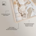thumbnail image 4 of Golden Luxe Abstract Pair Set Shadowbox Neutral Abstract Art by Art Remedy, Blonde Frame, 24 x 36, 4 of 6