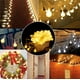 thumbnail image 4 of Guirnalda de luces con forma de globo, funciona con pilas, color blanco cálido, resistente al agua, 2 unidades, 19.7 pies, 40 luces LED, 8 modos con control remoto, para el hogar, fiestas, Navidad, b Namotu CZJJ-HY112, 4 of 6